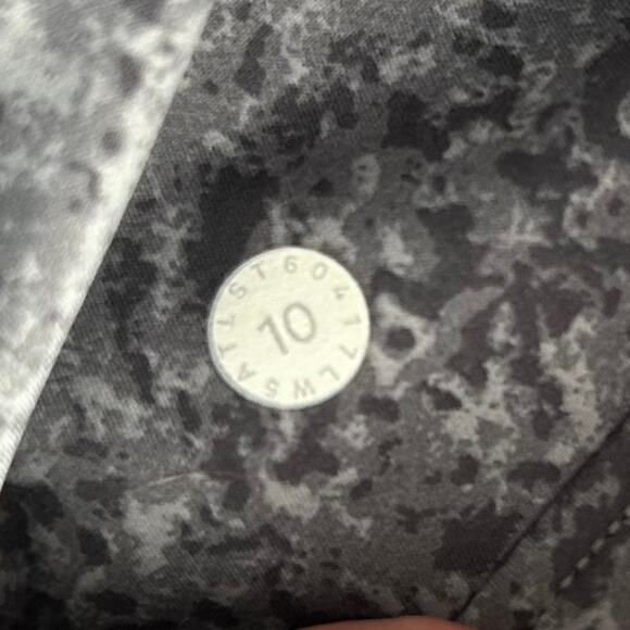 Lululemon Fast & Free Tight 7/8 II Nulux 25" Leggings – Area Ice Grey - size 10 - Picture 10 of 10